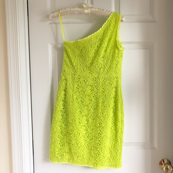 The Limited Lime Green One Shoulder Dress - Picture 9 of 9